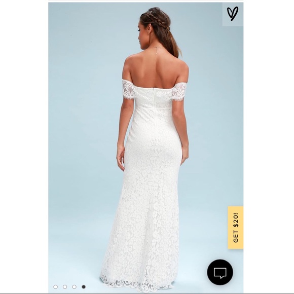 Lulu's Off Shoulder Lace Dress - Picture 2 of 4